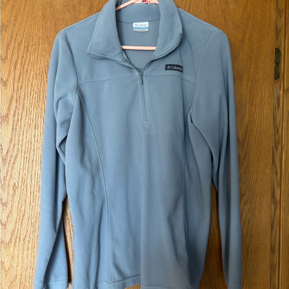 Columbia Dusty Blue Half-Zip Fleece Pullover
